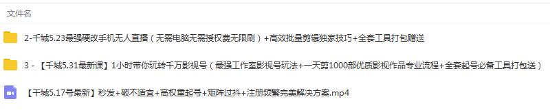 图片[3]-1小时带你玩转千万影视号：专业起号+模板制作+1天剪1000部影视-附全套工具-千羽学社