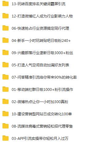 图片[2]-13个精准引流课程，轻松一天1000+IP-千羽学社
