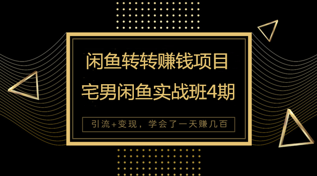 VIP课程：闲鱼转转赚钱项目玩法实战班4期-千羽学社