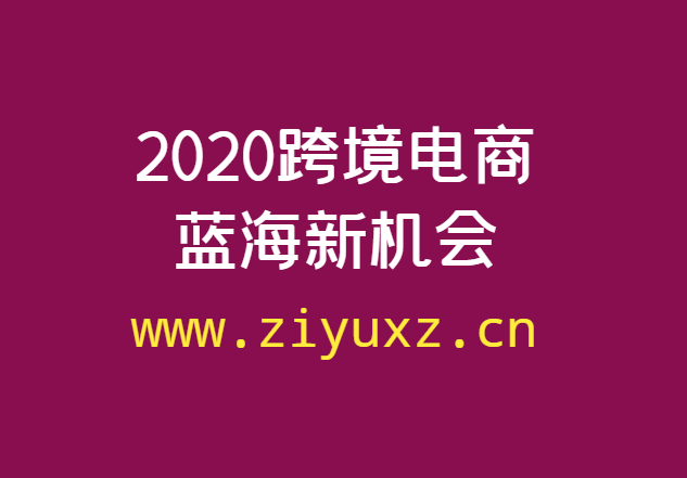 2020跨境电商蓝海新机会-完结课程-千羽学社