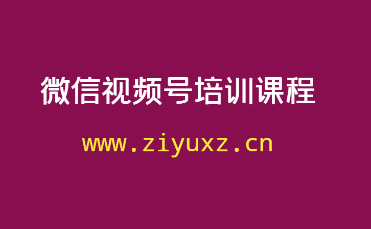 微信视频号培训课程-系统讲解运营变现玩法-千羽学社