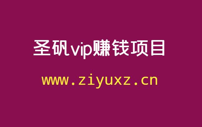 圣矾vip项目-圣矾实操81个副业赚钱-千羽学社