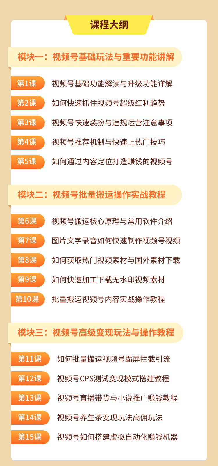 图片[5]-视频号批量运营实战操作赚钱教程-一天创作100个高质量视频-千羽学社