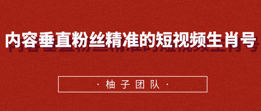 短视频生肖号项目玩法教程：小众领域简单操作月入10000+-千羽学社