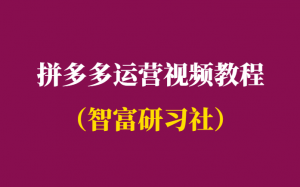 拼多多运营视频教程哪个好-课程汇总-千羽学社