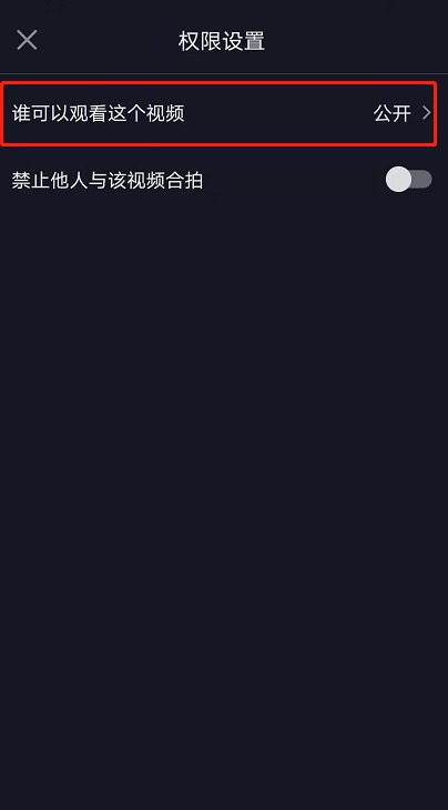 抖音新功能不让ta看怎么设置 抖音视频观看权限设置方法