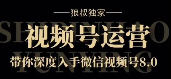 狼叔：视频号8.0运营实战课-千羽学社