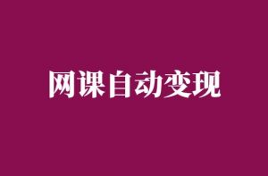 网课项目,无需推广全自动收入玩法拆解-千羽学社