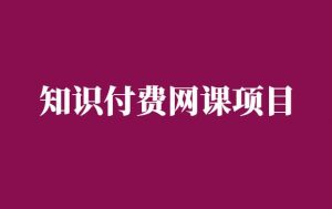 知识付费是什么?知识付费网课项目如何赚钱-千羽学社