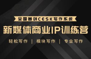升职计：新媒体商业IP训练营课程视频-千羽学社