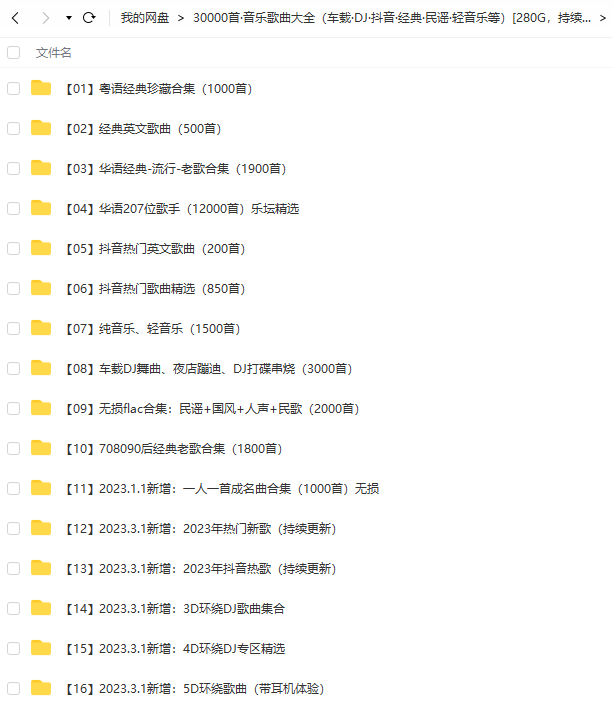 图片[2]-2023车载音乐百度云最新mp3歌曲下载，10000首无损音乐云盘-千羽学社