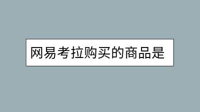 网易考拉购买的商品是正品吗？如何辨别真伪？-千羽学社