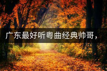 广东最好听粤曲经典帅哥，谁能列举几个？-千羽学社