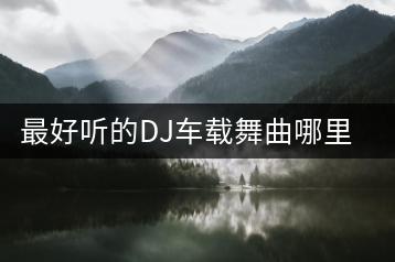 最好听的DJ车载舞曲哪里下载？有没有免费资源？-千羽学社