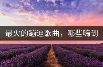 最火的蹦迪歌曲，哪些嗨到不行？-千羽学社