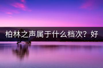 柏林之声属于什么档次？好听汽车音乐歌曲推荐有哪些？-千羽学社