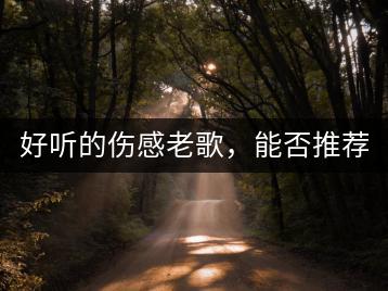 好听的伤感老歌，能否推荐一些？-千羽学社