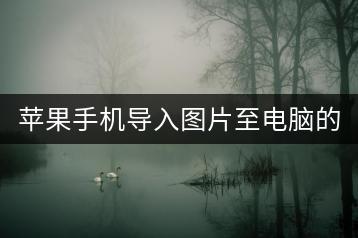 苹果手机导入图片至电脑的操作步骤？-千羽学社