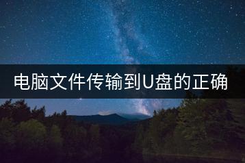电脑文件传输到U盘的正确步骤是什么？如何避免传输失败？-千羽学社