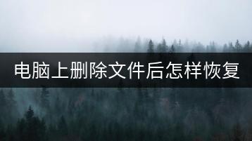电脑上删除文件后怎样恢复？最有效的技巧是什么？-千羽学社