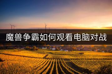 魔兽争霸如何观看电脑对战？教程解析。-千羽学社