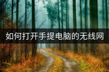 如何打开手提电脑的无线网络？操作指南！-千羽学社