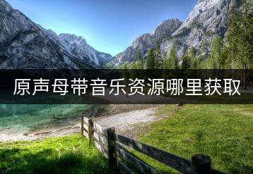 原声母带音乐资源哪里获取？什么样的U盘听歌更好听？-千羽学社