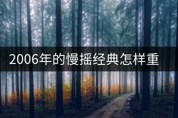2006年的慢摇经典怎样重温？哪些舞曲不容错过？-千羽学社