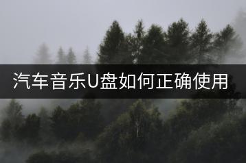 汽车音乐U盘如何正确使用，有使用教程吗？-千羽学社