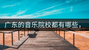 广东的音乐院校都有哪些，能否列举一下？-千羽学社