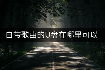 自带歌曲的U盘在哪里可以购买，价格如何？-千羽学社