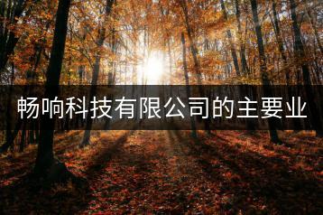 畅响科技有限公司的主要业务是什么？有什么优势？-千羽学社