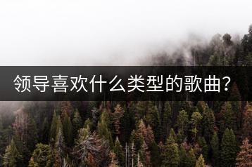 领导喜欢什么类型的歌曲？给领导唱啥歌能赢得好评？-千羽学社