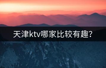 天津ktv哪家比较有趣？-千羽学社