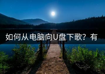 如何从电脑向U盘下歌？有哪些简单的方法？-千羽学社