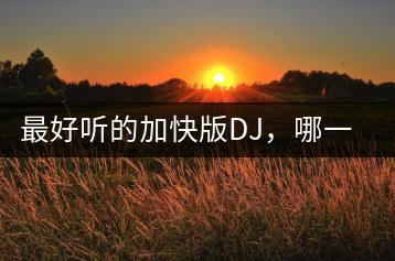最好听的加快版DJ，哪一版不容错过？-千羽学社