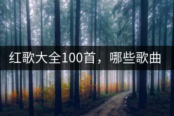 红歌大全100首，哪些歌曲最能唤起回忆？-千羽学社