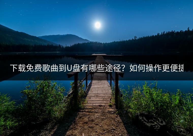 下载免费歌曲到U盘有哪些途径？如何操作更便捷？