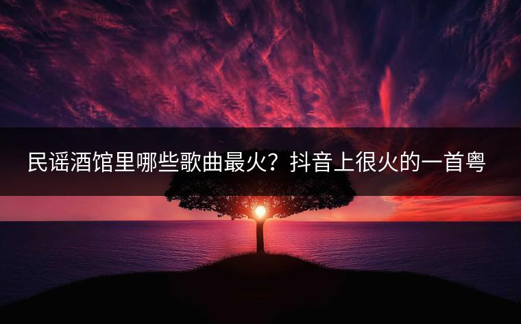 民谣酒馆里哪些歌曲最火？抖音上很火的一首粤语歌是哪首？