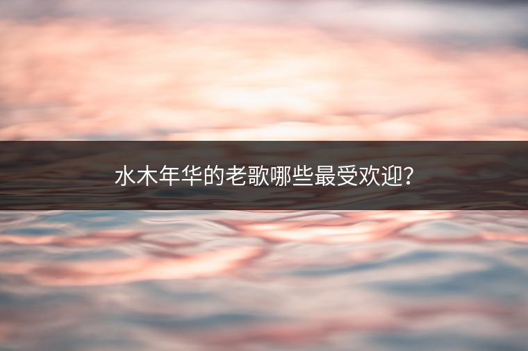 水木年华的老歌哪些最受欢迎？