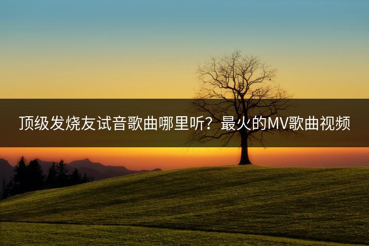 顶级发烧友试音歌曲哪里听？最火的MV歌曲视频哪里下载？