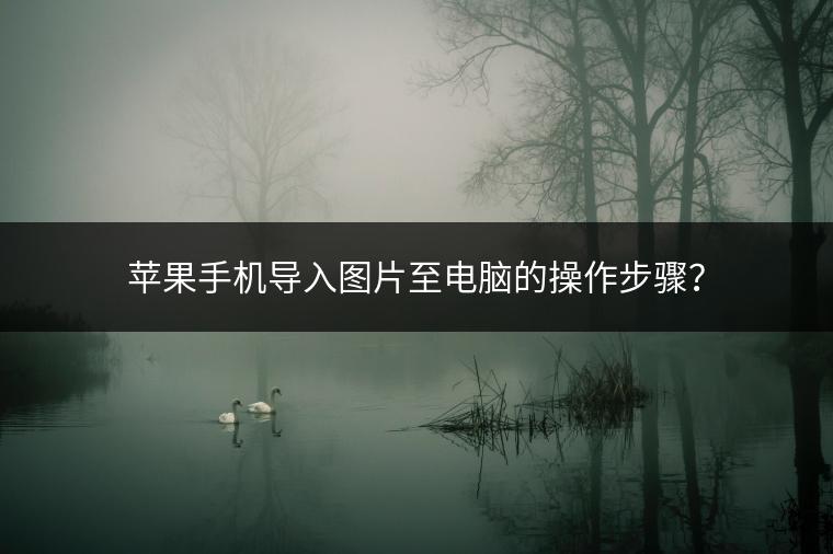 苹果手机导入图片至电脑的操作步骤？