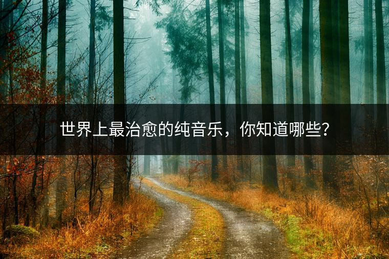 世界上最治愈的纯音乐，你知道哪些？