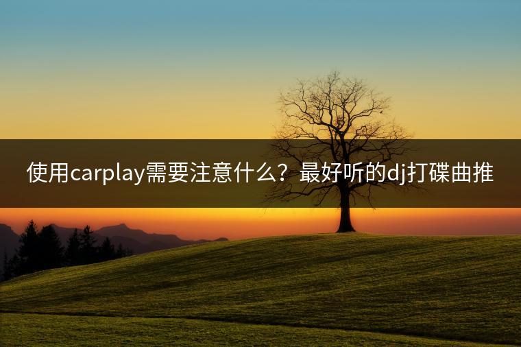 使用carplay需要注意什么？最好听的dj打碟曲推荐谁？