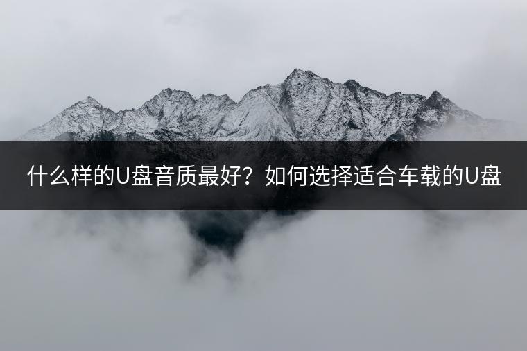 什么样的U盘音质最好？如何选择适合车载的U盘？