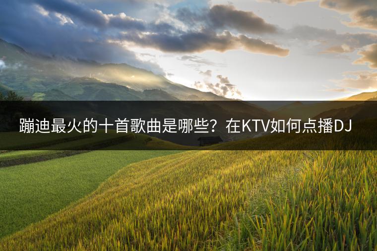 蹦迪最火的十首歌曲是哪些？在KTV如何点播DJ蹦迪歌曲？