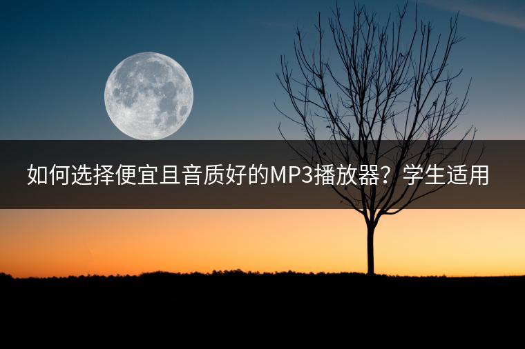 如何选择便宜且音质好的MP3播放器？学生适用哪款？