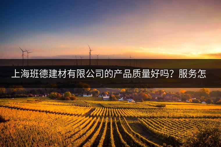 上海班德建材有限公司的产品质量好吗？服务怎么样？