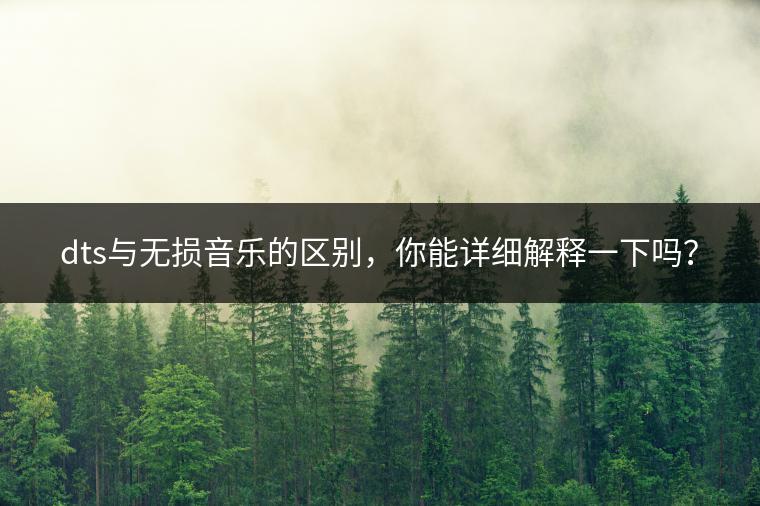 dts与无损音乐的区别，你能详细解释一下吗？