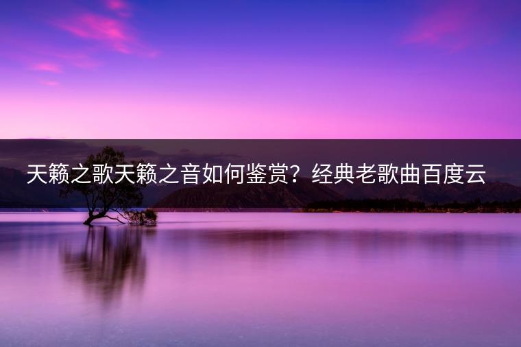 天籁之歌天籁之音如何鉴赏？经典老歌曲百度云盘如何使用？